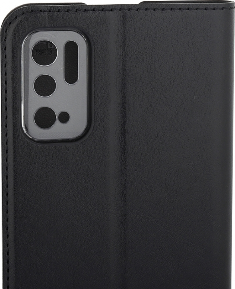 Wave BookCase protective case, Xiaomi Redmi Note 10 5G, black