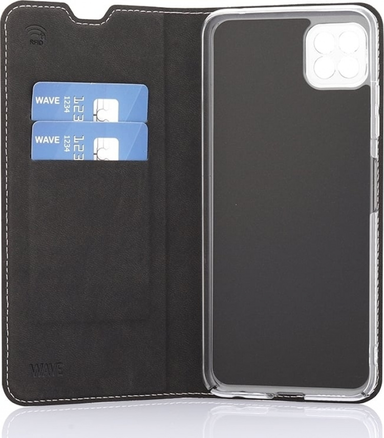 Wave BookCase protective case, Samsung Galaxy A22 5G, rose gold