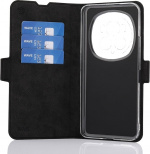 Wave BookCase protective case, Honor Magic6 Pro 5G, black