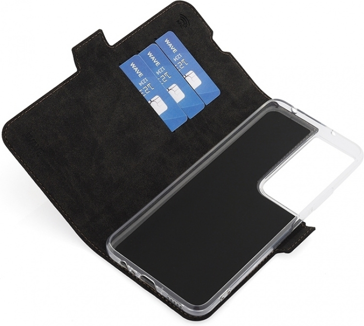 Wave BookCase protective case, Honor X7b, taupe Wave BookCase protective case, Honor X7b, taupe