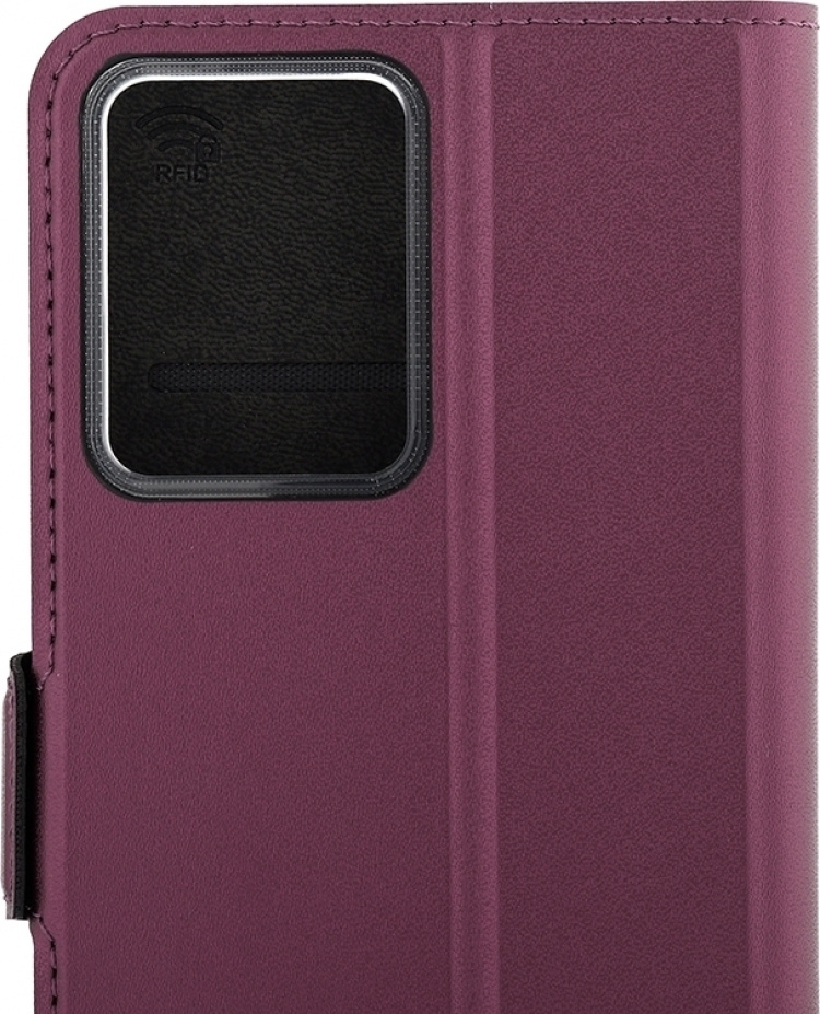 Wave BookCase protective case, HMD Pulse Pro, Smoky Sangria