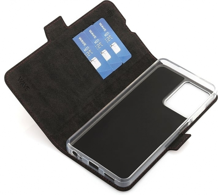 Wave BookCase protective case, HMD Pulse Pro, Smoky Sangria