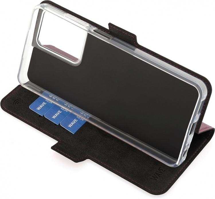 Wave BookCase protective case, HMD Pulse Pro, Smoky Sangria