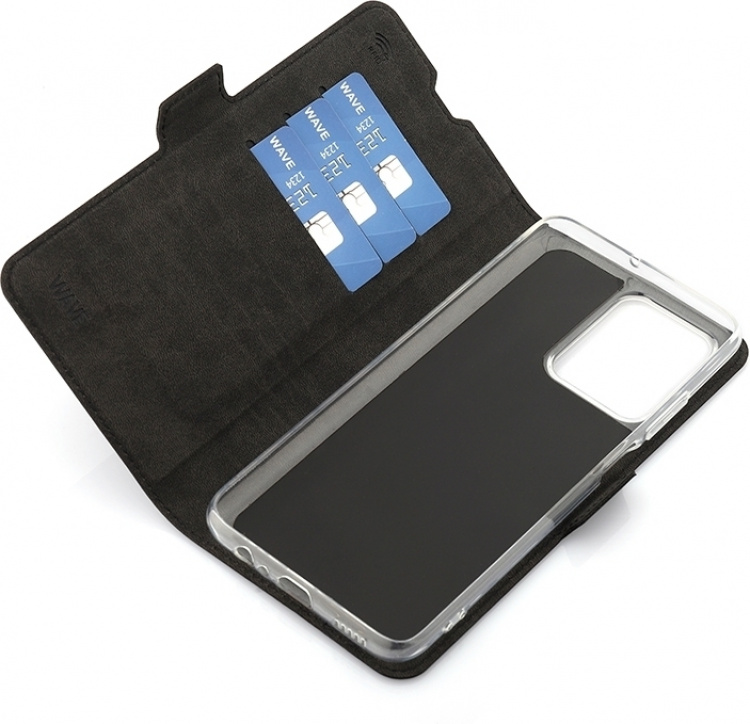 Wave BookCase protective case, Honor X7a, black