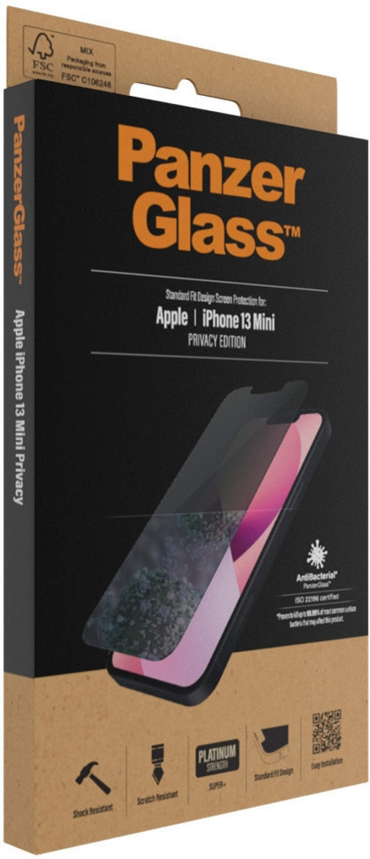 PanzerGlass Privacy screen protector, iPhone 13 mini PanzerGlass Privacy screen protector, iPhone 13 mini