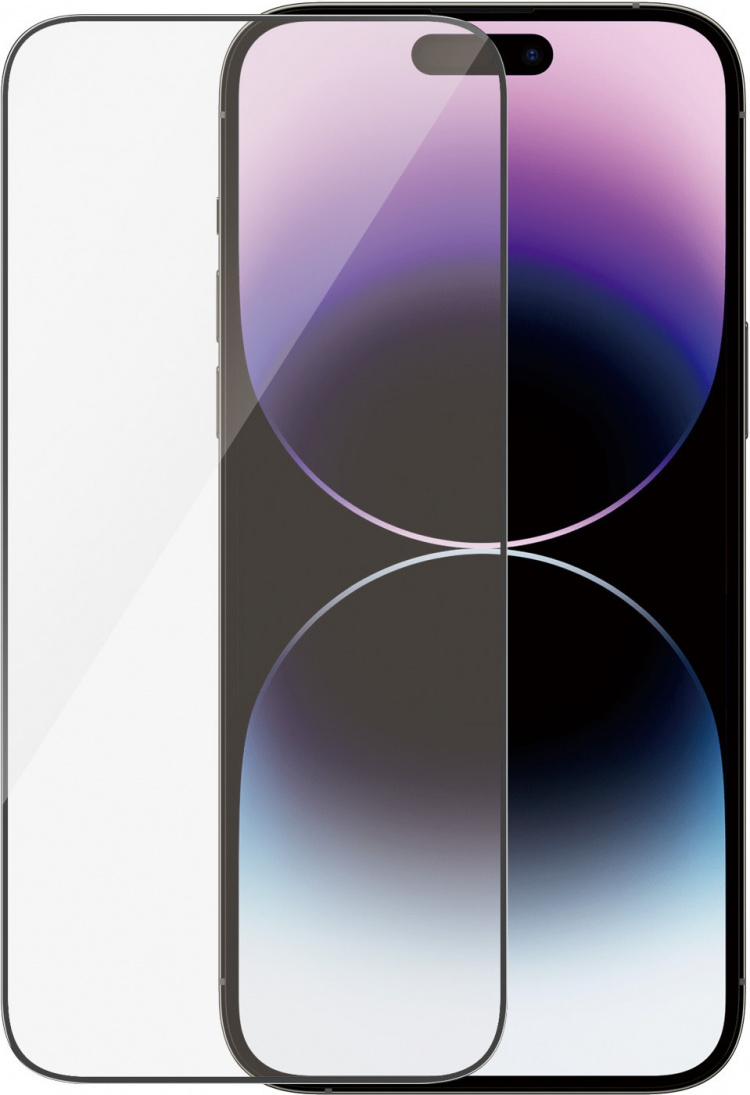 PanzerGlass armoured glass, iPhone 14 Pro Max, black bezel PanzerGlass armoured glass, iPhone 14 Pro Max, black bezel