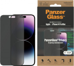 PanzerGlass Ultra Wide Fit Privacy screen protector, iPhone 14 Pro Max, black bezel PanzerGlass Ultra Wide Fit Privacy screen protector, iPhone 14 Pro Max, black bezel