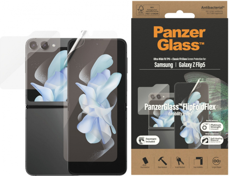 PanzerGlass Screen Protector screen protectors, Samsung Galaxy Z Flip5