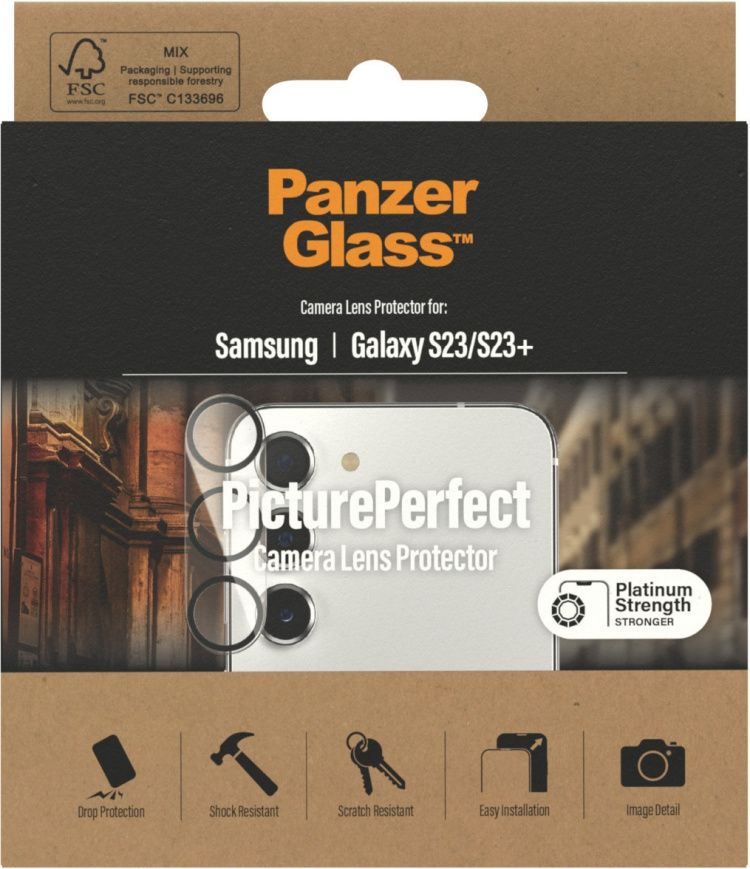 PanzerGlass PicturePerfect camera lens cover, Samsung Galaxy S23 / S23+ PanzerGlass PicturePerfect camera lens cover, Samsung Galaxy S23 / S23+