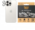 PanzerGlass Hoops camera lens cover, iPhone 15 Pro / 15 Pro Max, white titanium PanzerGlass Hoops camera lens cover, iPhone 15 Pro / 15 Pro Max, white titanium