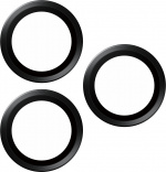 PanzerGlass Hoops camera lens cover, iPhone 15 Pro / 15 Pro Max, black titanium PanzerGlass Hoops camera lens cover, iPhone 15 Pro / 15 Pro Max, black titanium
