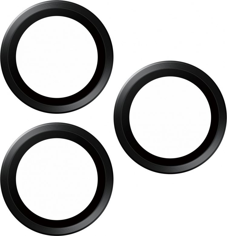 PanzerGlass Hoops camera lens cover, iPhone 15 Pro / 15 Pro Max, black titanium PanzerGlass Hoops camera lens cover, iPhone 15 Pro / 15 Pro Max, black titanium