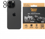 PanzerGlass Hoops camera lens cover, iPhone 15 Pro / 15 Pro Max, black titanium PanzerGlass Hoops camera lens cover, iPhone 15 Pro / 15 Pro Max, black titanium