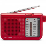 AIWA Pocket-radio med FM/MW Röd