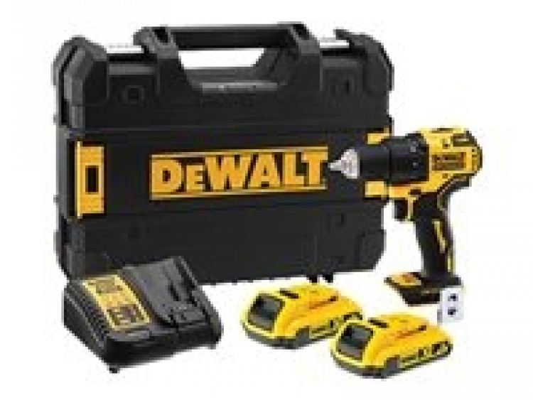 DeWALT DCD708D2T-QW Cordless drill driver With battery 2 batteries included Keyless chuck