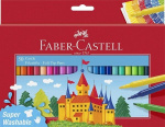 Faber-Castell Felt Tip Pen Castle Pack of 50 in Cardboard Box (554204)