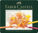 Faber-Castell Polychromos colour pencil, tin of 24 (110024)