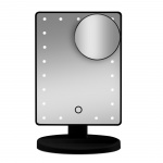 Gillian Jones Makeup Mirror with LED Light, Touch Function, and GWP Suction Cup Mirror - White