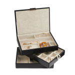 Gillian Jones Multilayer Jewelry Box - Black