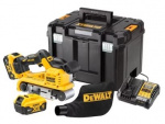 DeWALT 18V XR Brushless cordless belt sander 75mm in TSTAK VI case (2X 5.0AH battery and charger)