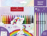 Faber-Castell Felt-tip pen unicorn 18+6 + stickers (554221)