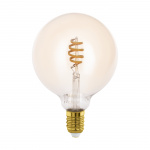 Eglo E27 G125 spiral, amber - TW - Zigbee, Bluetooth Eglo E27 G125 spiral, amber - TW - Zigbee, Bluetooth