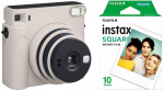 Fuji Instax Instant Camera SQ1 + 10 Shots - White