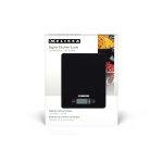 MELISSA Digital Kitchen Scale | Tempered glass | 5 kg | Black