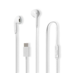 Nedis Wired Earphones | USB-C™ | Cable length: 1.20 m | Built-in microphone | Volume control | White Nedis Wired Earphones | USB-C™ | Cable length: 1.20 m | Built-in microphone | Volume control | White