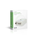 Nedis CATV Amplifier | Gain: 25 dB | 47 - 694 MHz | Number of outputs: 2 | Gain control | White