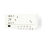 Nedis CATV Amplifier | Gain: 20 dB | 47 - 694 MHz | Number of outputs: 4 | Gain control | White