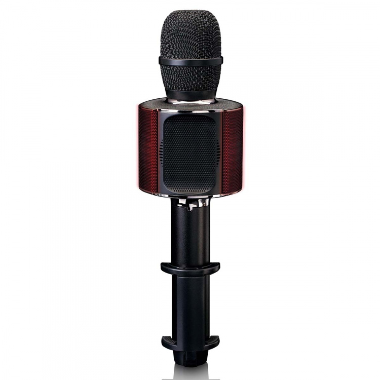 Lenco Bluetooth® Karaoke microphone with speaker & lighting Black Lenco Bluetooth® Karaoke microphone with speaker & lighting Black