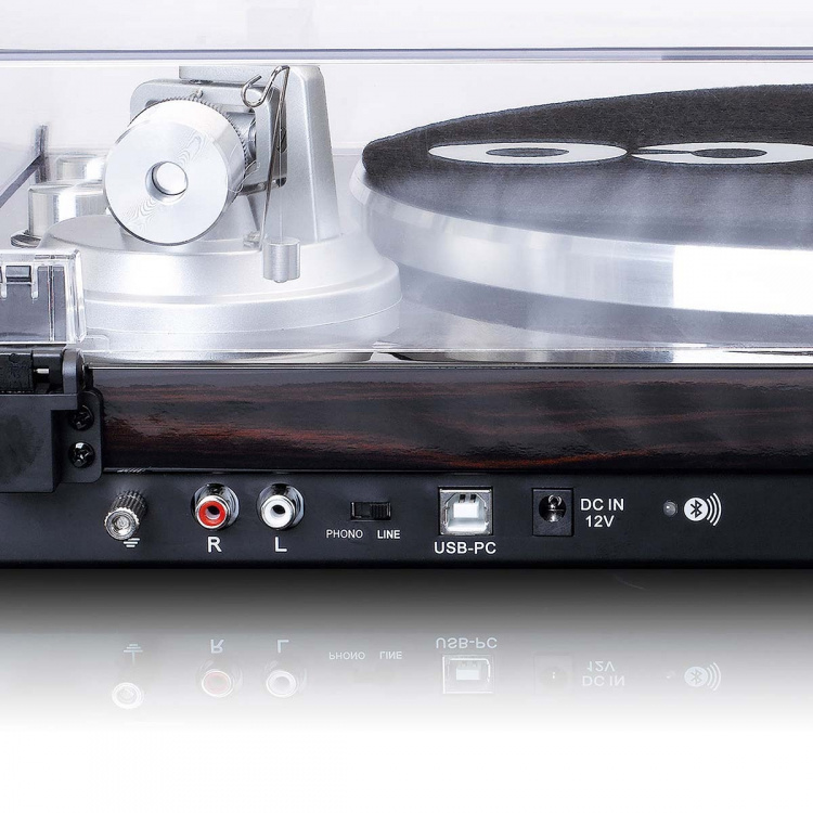 Lenco Record Player with Bluetooth® transmission Dark Brown - BARGAIN