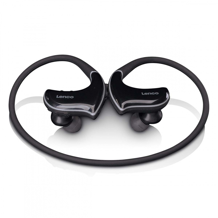 Lenco Splashproof Sport Bluetooth® headphone and MP3 player in-1