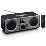 Lenco Stereo DAB+ FM Radio with Bluetooth® Black