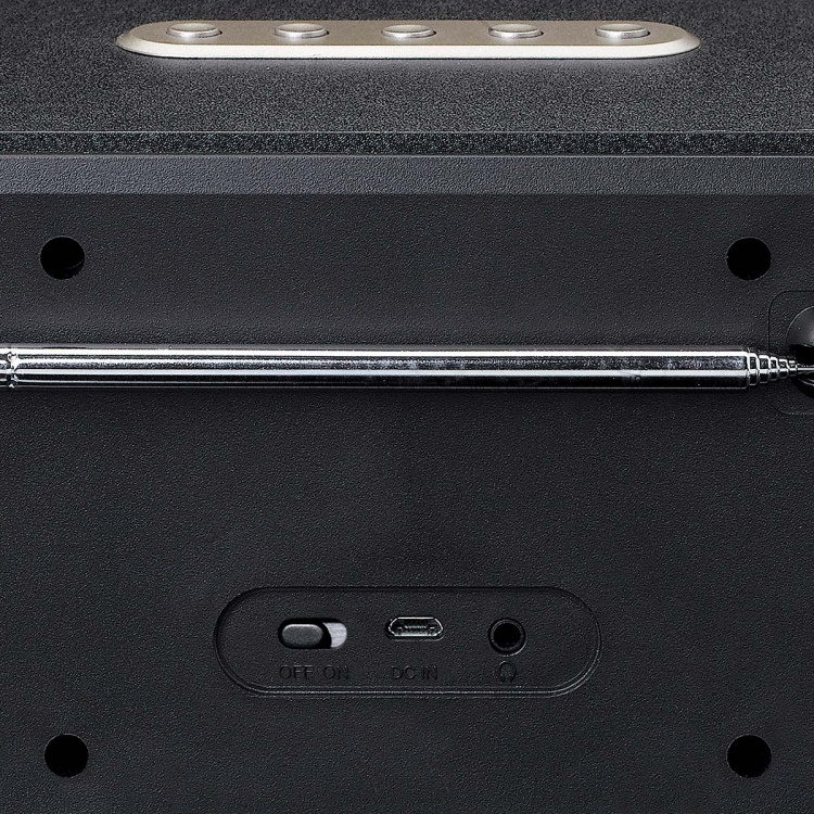 Lenco Stereo DAB+ FM Radio with Bluetooth® Black