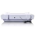 Lenco Kitchen clock radio with CD Bluetooth® and Remote Control White