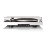 Lenco Record player with visible belt drive, brushed aluminium frame and Ortofon 2M RED cartridge Black Lenco Record player with visible belt drive, brushed aluminium frame and Ortofon 2M RED cartridge Black