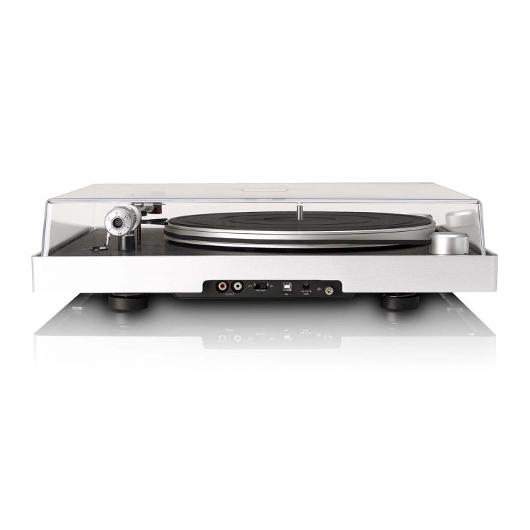 Lenco Record player with visible belt drive, brushed aluminium frame and Ortofon 2M RED cartridge Black Lenco Record player with visible belt drive, brushed aluminium frame and Ortofon 2M RED cartridge Black