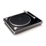 Lenco Record player with visible belt drive, brushed aluminium frame and Ortofon 2M RED cartridge Black Lenco Record player with visible belt drive, brushed aluminium frame and Ortofon 2M RED cartridge Black