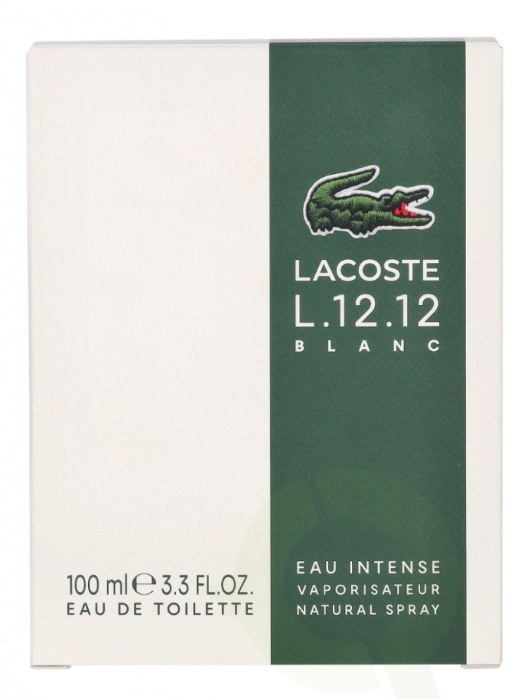 Lacoste L.12.12 Blanc Eau Intense Edt Spray 100 ml