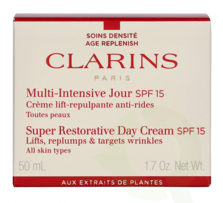 Clarins Super Restorative Day Cream SPF15 50 ml All Skin Types