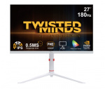 Twisted Minds Arctic Pro Series 27 FHD - 180HZ 0.5MS Fast IPS HDMI 2.1 Gaming Monitor - White