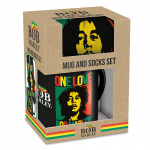 Pyramid International BOB MARLEY MUG & SOCK SET - UK size 3-8 / EU size 36-41