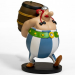 Plastoy OBELIX AND HIS BARREL COLLECTOR FIGURINE
