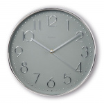 Hama Wall Clock Corsica Silver 30cm Hama Wall Clock Corsica Silver 30cm