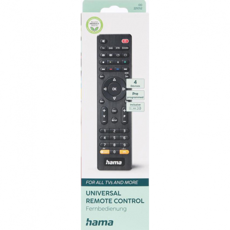 Hama Remote Control Universal 4in1 Hama Remote Control Universal 4in1