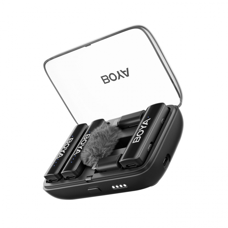 BOYA Microphone BOYALINK V2.0 3.5mm Wireless X2 System Lightning USB-C BOYA Microphone BOYALINK V2.0 3.5mm Wireless X2 System Lightning USB-C