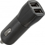 Wave car charger, with two USB connectors, 3.1 A Wave car charger, with two USB connectors, 3.1 A