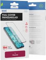 Wave Full Cover armoured glass, Huawei P30 Lite, black